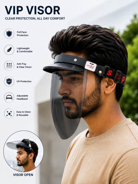 sunenterprises VIP CLEAR VISOR 12 Helmet Visor