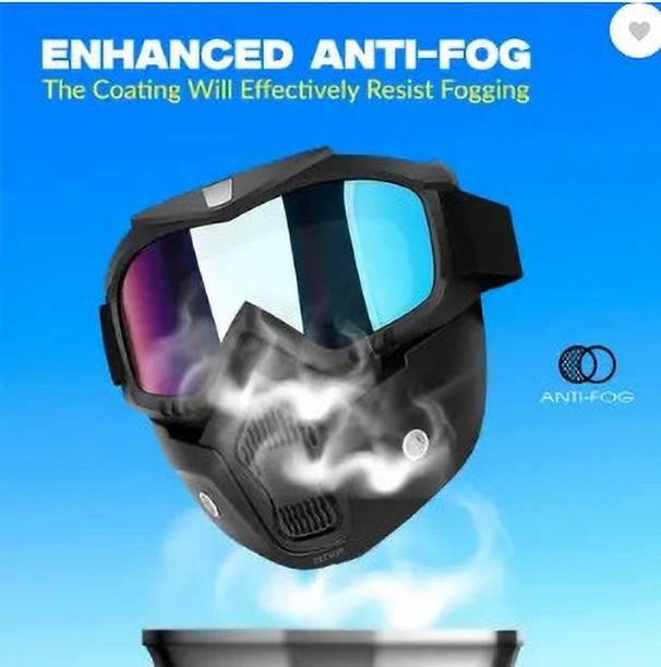 AMRIO Protective Bike Riding Face Mask, Face Shield Motorcycle Goggles Helmet Visor