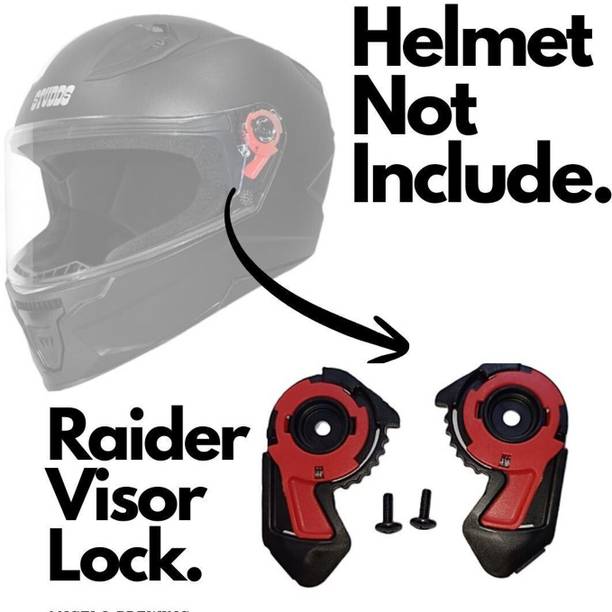DURIOR Visor Lock For Studds Raider helmet Helmet Visor