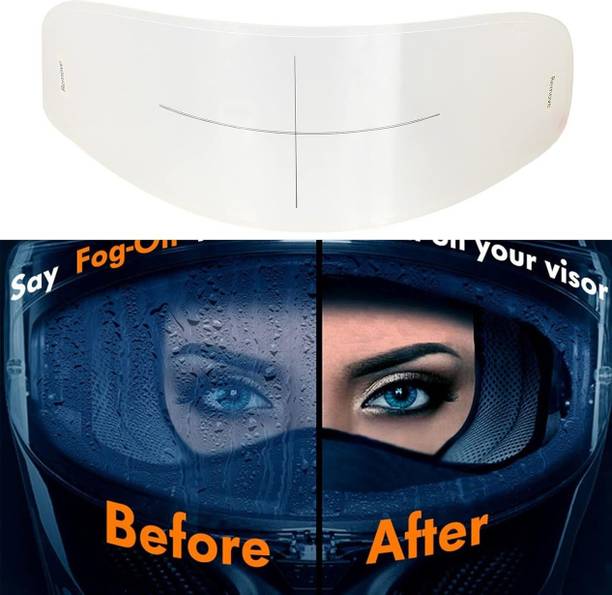Balaji Collectionsss Anti-Fog Film For Universal Helmet Motorcycle Helmet Lens Fog Resistant Films Helmet Visor