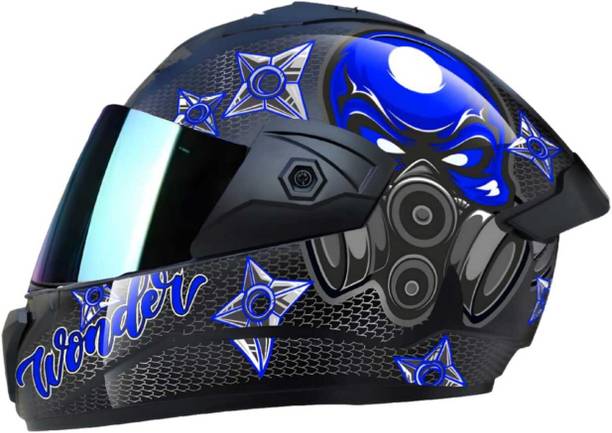 एजीएक्स Foroly Wonder Ninja ABS Material with Rainbow Visor हेलमेट