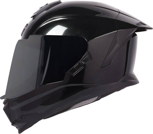 Steelbird SBH-57 Fighter ISI and DOT Certified Full Face Helmet for Men and Women Motorbike Helmet