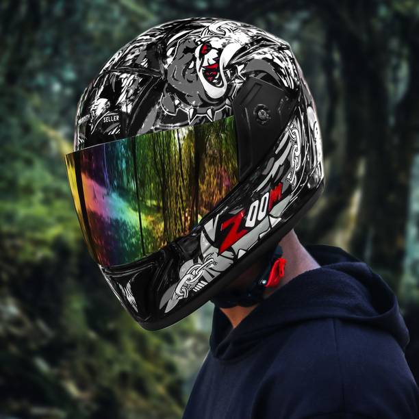 stiss SUPERSILVERRAMBO-1 Motorbike Helmet