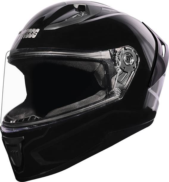 STUDDS Raider Super ISI Certified Full Face Helmet with Spoiler and Clear Visior Motorbike Helmet