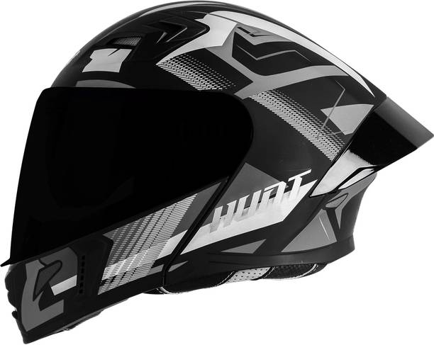 Steelbird SBA-20 Hunt ISI Certified Flip-Up Graphic Helmet for Men and Women Motorbike Helmet