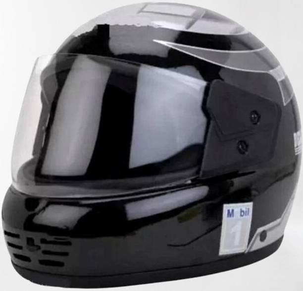 KIN Full Face Helmet_ISI certified_Silver45 Motorbike Helmet
