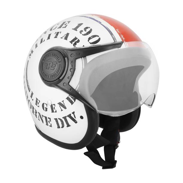 ROYAL ENFIELD Airborne Div Open Face with Visor Motorbike Helmet