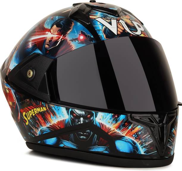 VisorUp Premium Full Face Bike Helmet with Advanced Ventilation &Safety Features for Men Motorbike Helmet