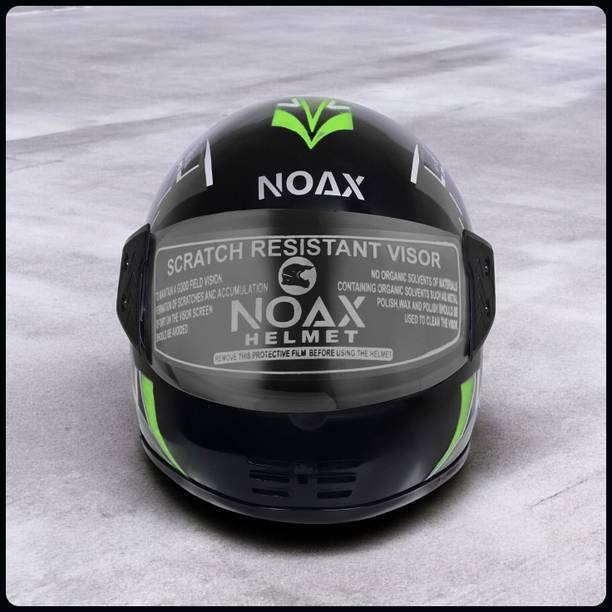 NOAX HELMET FULL FACE HELMET ISI MARK CERTIFIED HELMET H-819 Motorbike Helmet