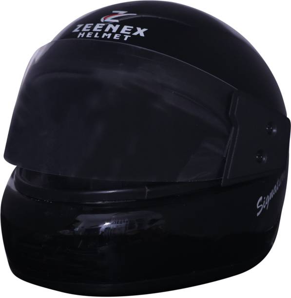 MK-1 183-M-HELMET_-Full Face-Black Motorbike Helmet