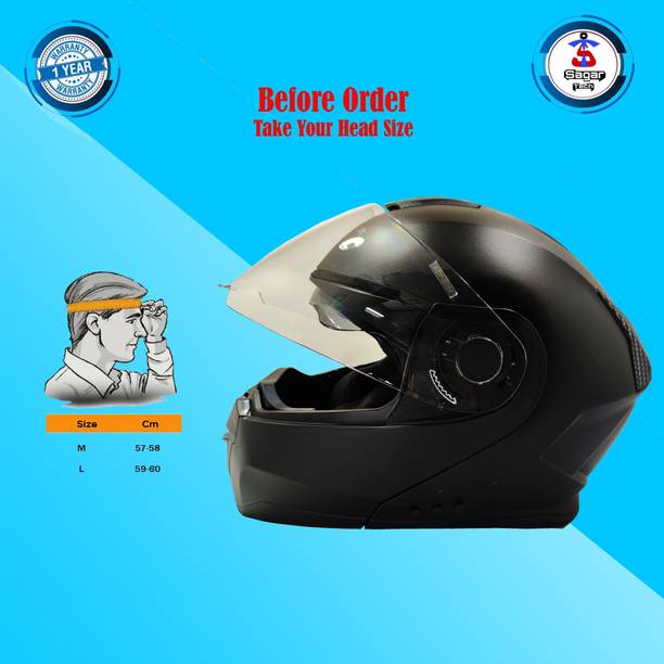 SagarTech Smart Digital R1 Bluetooth FlipUp || Calling || Music || Navigation || Motorbike Helmet