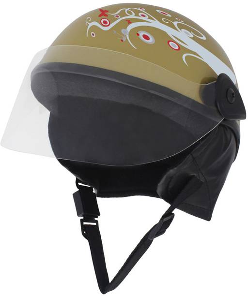 Western Era Open Face Helmet Clear Visor For Women Safety & Comfort Stylish Enhanced Design Motorbike Helmet