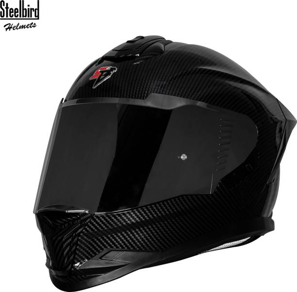 Steelbird SBH-57 Fighter F11 ISI and DOT Certified Full Face Helmet for Men Motorbike Helmet