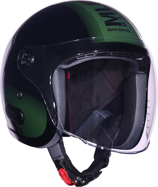 ROYAL ENFIELD Redditch MLG 1901 Open Face Helmet with Visor | ISI Certified | For Men & Women Motorbike Helmet