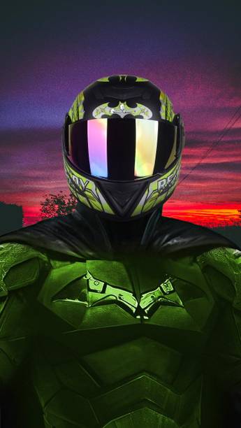 urban carrier ABS Material Full Face Rainbow Visor, UV Scratch Resistance Motorbike Helmet