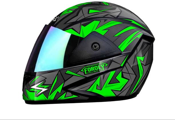 Racing-1 Dragon with Rainbow Visor ABS Material Unisex Motorbike Helmet