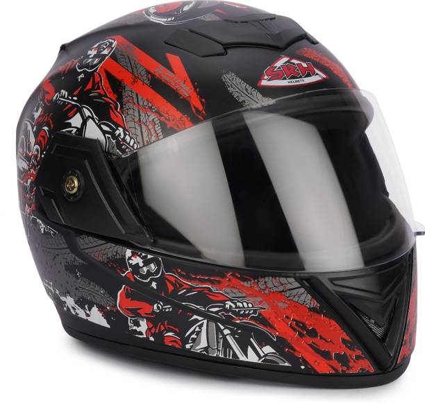 SRH ISI Approved Full Face Motorcycle Helmet|Stylish Bike Riding Helmet Motorbike Helmet
