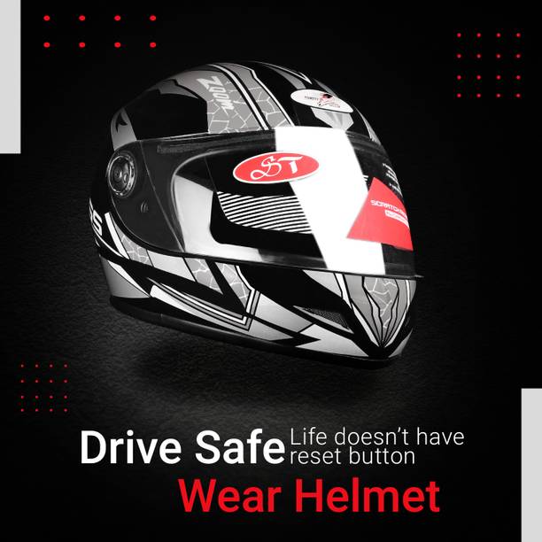 stiss HELMET FOR MENS Motorbike Helmet