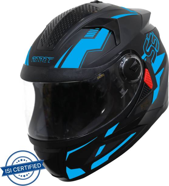 Steelbird SBH-17 Terminator Full Face Graphic Motorbike Helmet