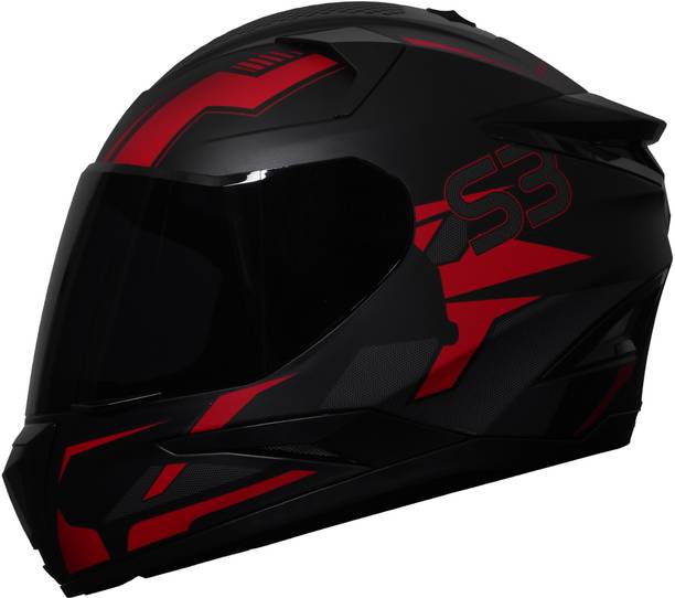 Steelbird Terminator 2.0 ISI & Dot Certified Full Face Graphic Helmet For Men and Woman Motorbike Helmet