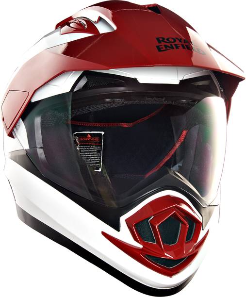 ROYAL ENFIELD Escapade Dual Sport ISI & DOT Certified with Visor Motorbike Helmet