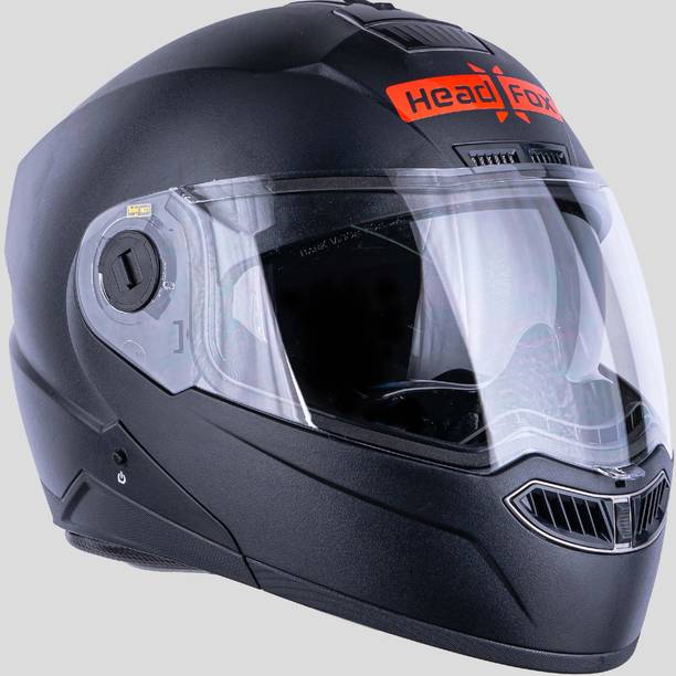 HEADFOX Smart Bluetooth N2 Air 7 Waterproof | Voice Asst. | Calls | Music | GPS Motorbike Helmet