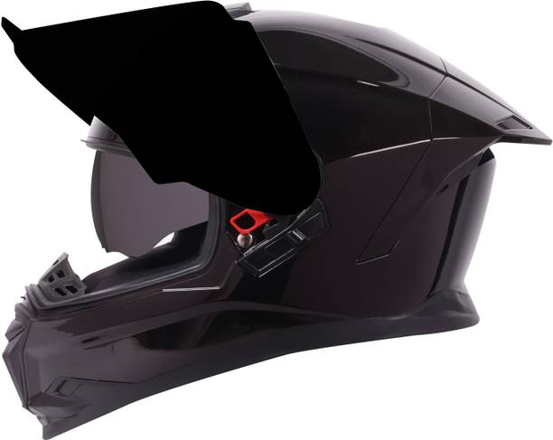 स्टीलबर्ड SBH-57 Fighter ISI and DOT Certified Full Face Helmet for Men and Women हेलमेट