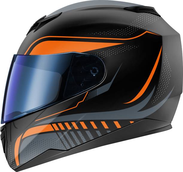 Gulf ArmorPro Full Face Glossy 2 Wheeler Motorcycle Helmet Motorbike Helmet