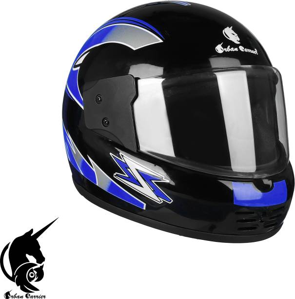 urban carrier ABS Material Full Face Stylish Helmet with Clear Visor For Men Motorbike Helmet