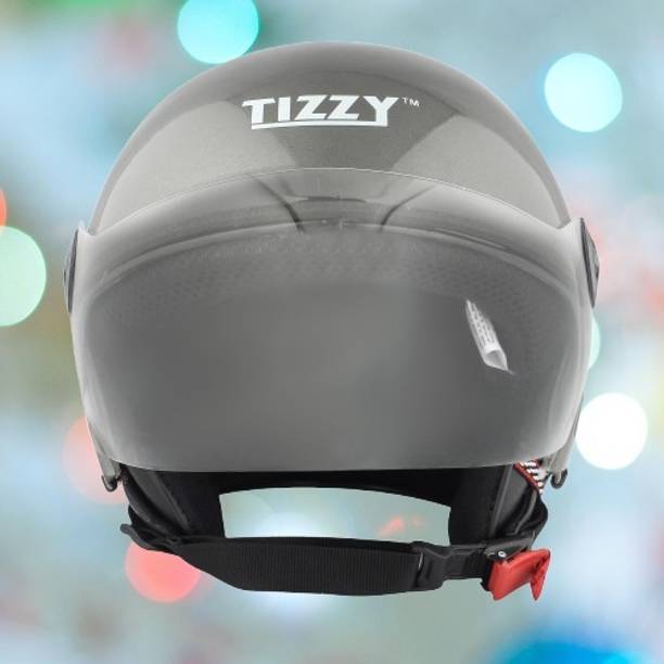 TIZZY Half Face ISI Marked High Material for Men & Women & Boy & Girl Scooty Motorbike Helmet
