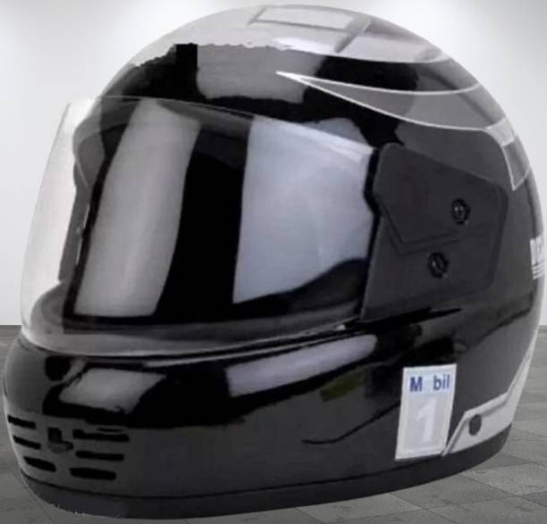 KIN Full Face Helmet_ISI certified_Silver41 Motorbike Helmet