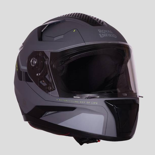 ROYAL ENFIELD Air-X 1901 Full Face with Visor | ISI & DOT Certified | For Men & Women Motorbike Helmet