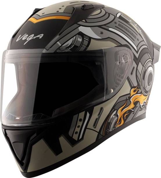 VEGA Bolt Superhero Motorbike Helmet