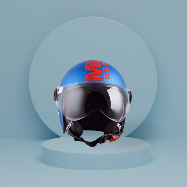 4U SUPREME S1 Half Face ISI Marked High Material with Unbreakable Visor for Men & Women Motorbike Helmet