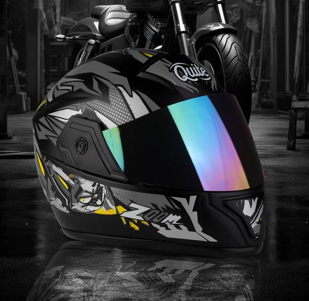 Quite QUITEE SILVER11586 Motorbike Helmet