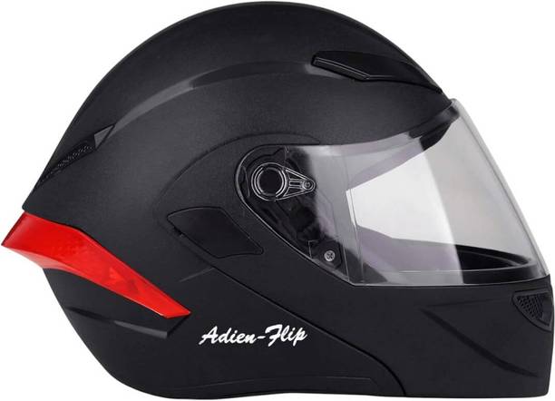 deletion Alien-Flip Modular with Rear Spoiler & Clear Visor Motorbike Helmet