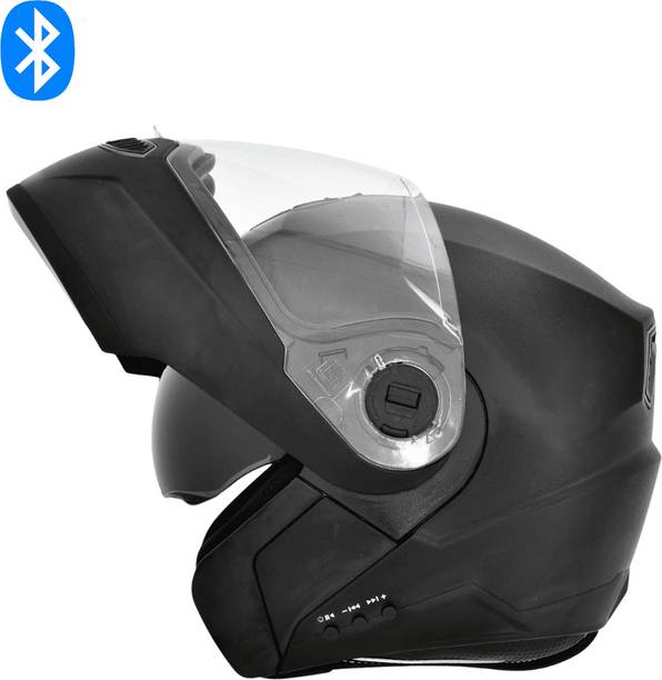 HEADFOX N2 Smart Bluetooth sba7 Calls | Music | GPS | Voice Command Dashing DV Motorbike Helmet