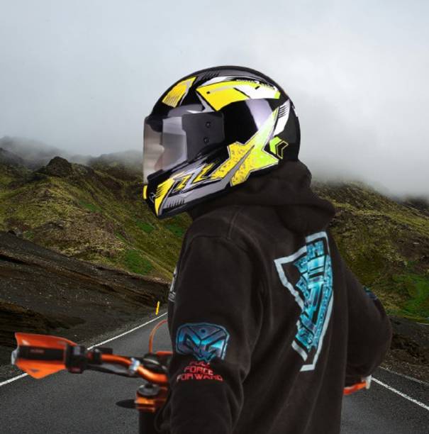 urban carrier ABS Material Full Face Rainbow Visor, UV Scratch Resistance Motorbike Helmet
