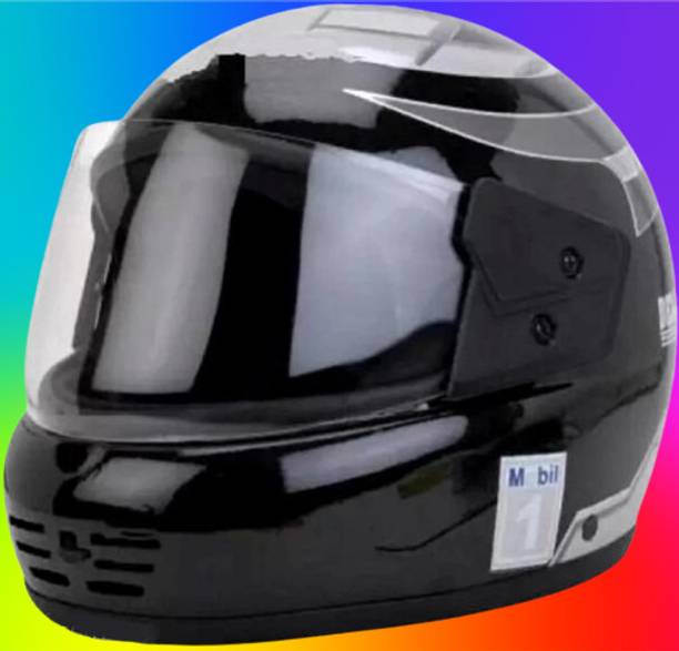 KIN Full Face Helmet_ISI certified_Silver43 Motorbike Helmet
