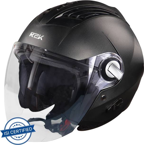 Steelbird SBA-3 R2K Classic Helmet in Black Motorbike Helmet