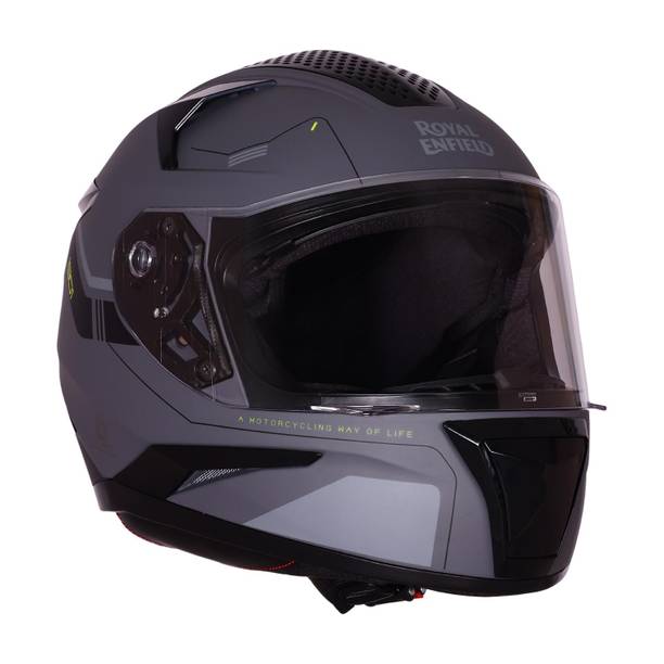 ROYAL ENFIELD Air-X 1901 Full Face with Visor | ISI & DOT Certified | For Men & Women Motorbike Helmet
