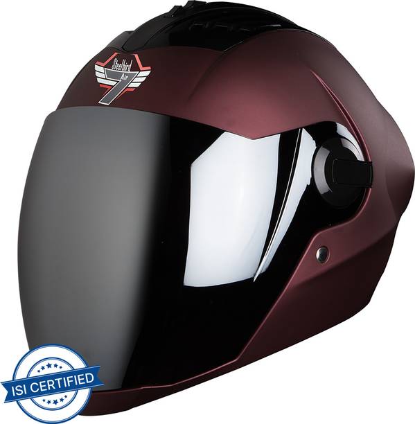Steelbird SBA-2 7WINGS Full Face Helmet In Matt Finish Motorbike Helmet