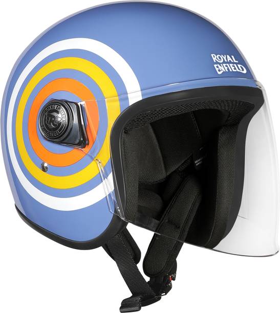 ROYAL ENFIELD Copter Open Face with Visor ISI Certified Women Helmet Motorbike Helmet