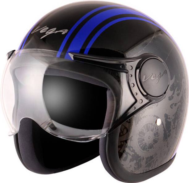 VEGA Jet Old School Motorbike Helmet