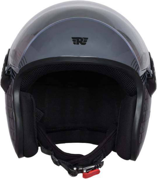 ROYAL ENFIELD Hunter 350 Copter Open Face with Visor | ISI & DOT | For Men & Women Motorbike Helmet