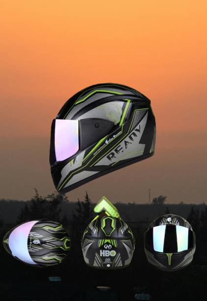 urban carrier ABS Material Full Face Rainbow Visor, UV Scratch Resistance Motorbike Helmet