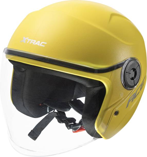 Xtrac Ace ISI Certified Open Face Helmet Motorbike Helmet