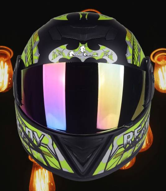 urban carrier ABS Material Full Face Rainbow Visor, UV Scratch Resistance Motorbike Helmet