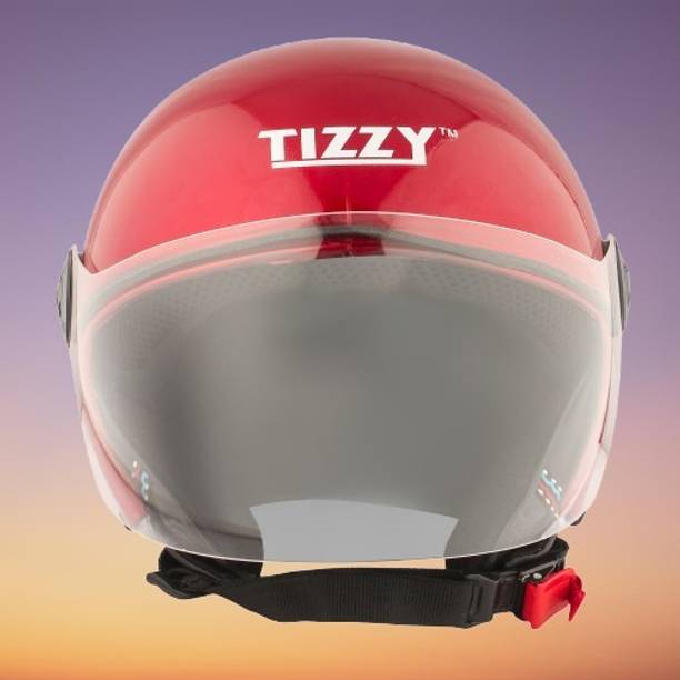 TIZZY Half Face ISI Marked High Material for Men & Women & Boy & Girl Scooty Motorbike Helmet