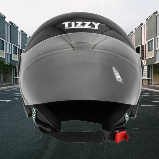 TIZZY Half Face ISI Marked High Material for Men & Women & Boy & Girl Scooty Motorbike Helmet